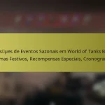 Missões de Eventos Sazonais em World of Tanks Blitz: Temas Festivos, Recompensas Especiais, Cronograma